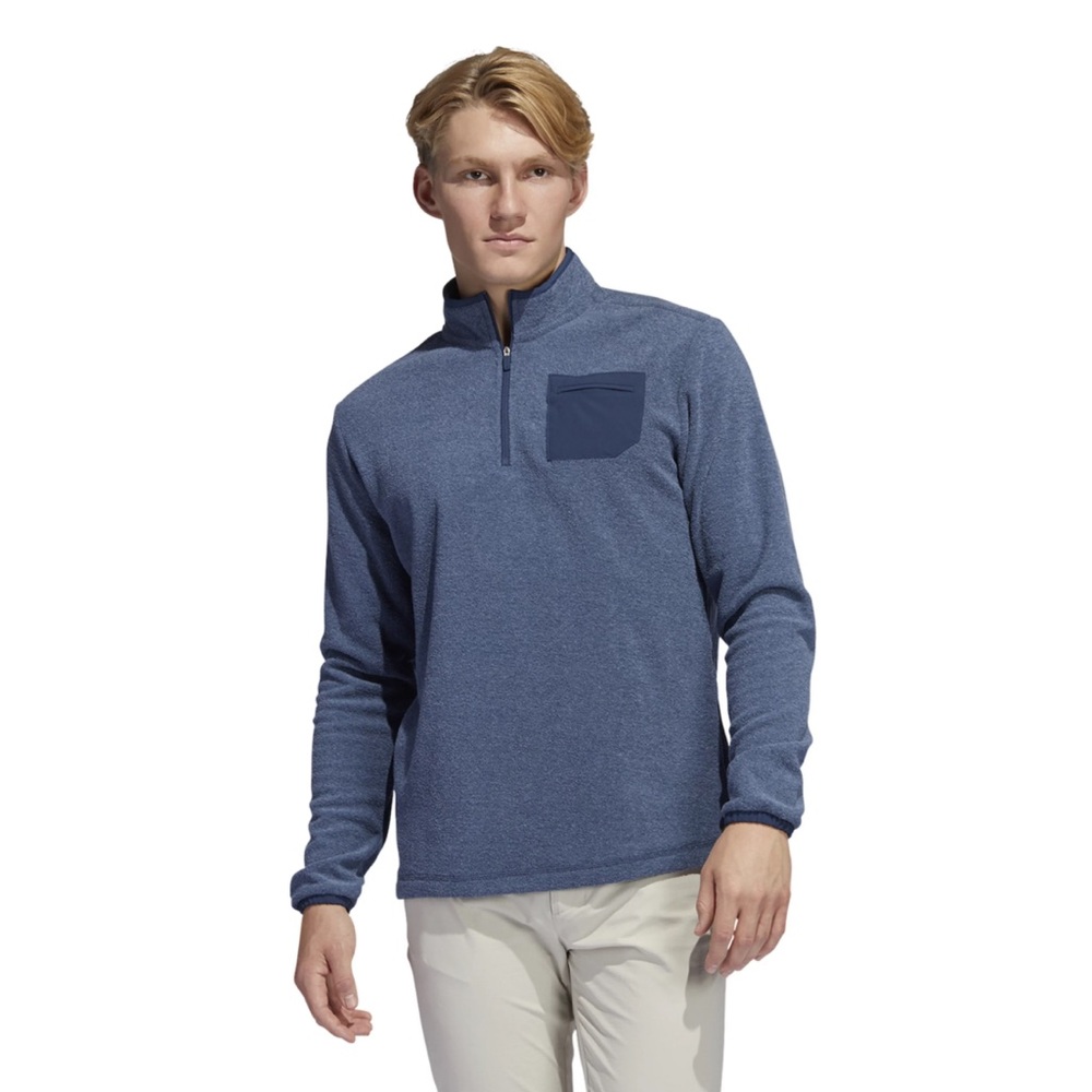 NWT Adidas Men’s Primegreen Quarter-Zip Pullover